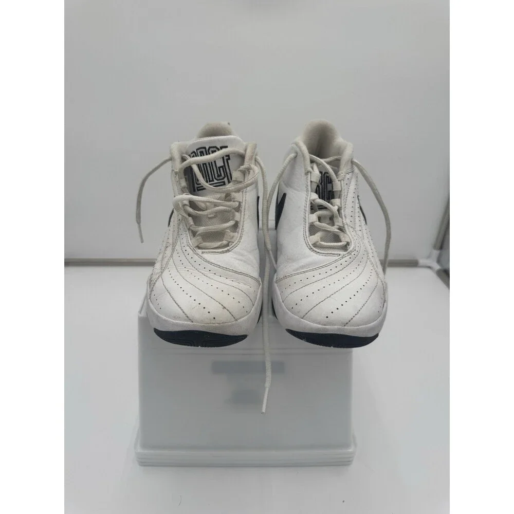 Nike Air Core Force Youth Shoes White Black AA2909-100 Size 5.5 Y Excellent Cond